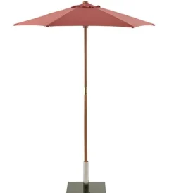 2m Wood Parasol – Round – Choice of 9 Colours