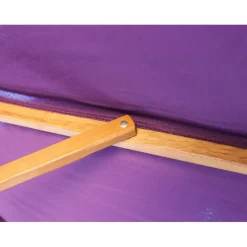 2.5m Wood Pulley Parasol UV 50+ choice of 10 colours