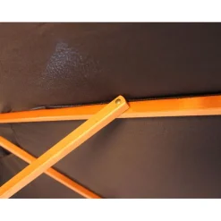 2.5m Wood Pulley Parasol UV 50+ choice of 10 colours