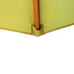 2.5m Wood Pulley Parasol UV 50+ choice of 10 colours