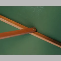2.5m Wood Pulley Parasol UV 50+ choice of 10 colours