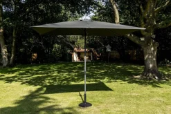 3m x 2m Aluminium Parasol UPF50+ – choice of colours