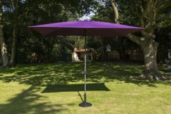 3m x 2m Aluminium Parasol UPF50+ – choice of colours