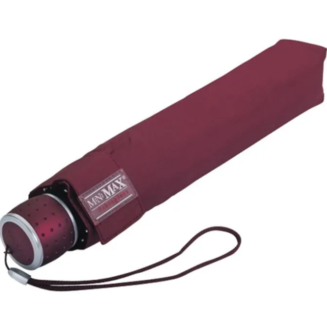 Maroon Automatic Umbrella Compact Umbrella