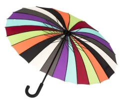 Multicoloured Umbrella – 24 Panels – The Colour Wheel