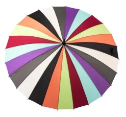 Multicoloured Umbrella – 24 Panels – The Colour Wheel