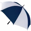 Navy & White Golf Umbrella – Windproof