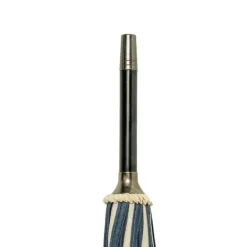Navy and Cream Petal Swirl Umbrella