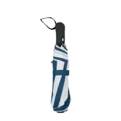 Navy and White Folding Golf Umbrella