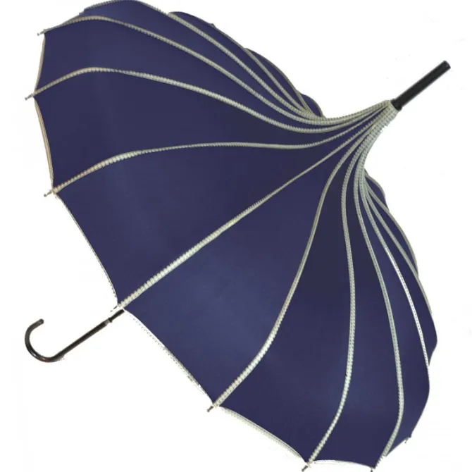 Navy Pagoda Princess Umbrella