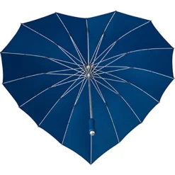 Navy/Dark Blue Heart Umbrella