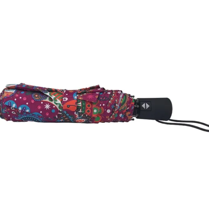 Paisley Automatic Compact Umbrella