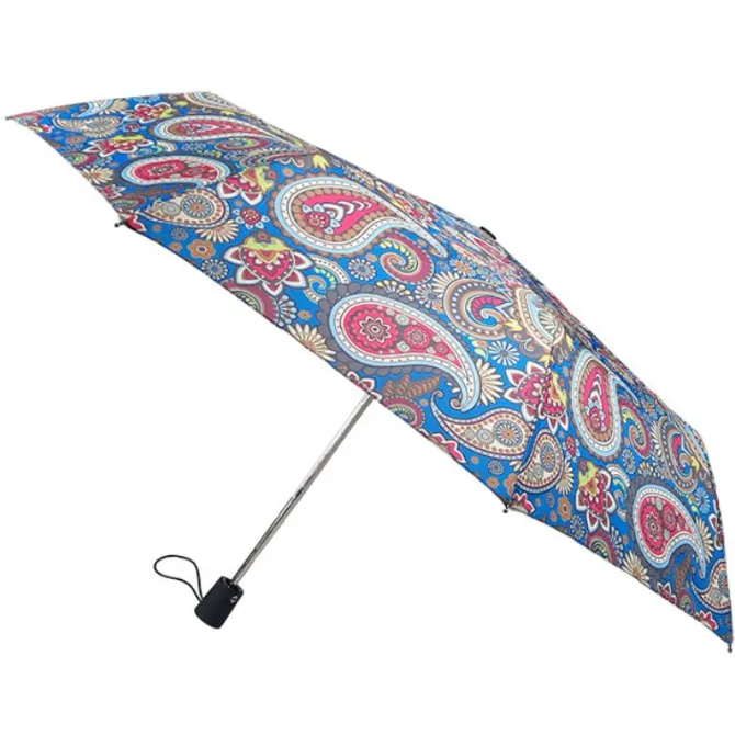 Paisley Automatic Compact Umbrella