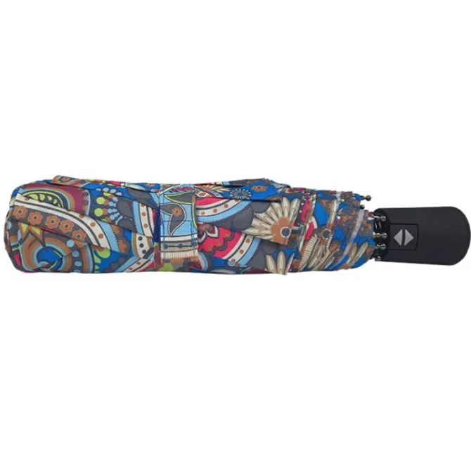 Paisley Automatic Compact Umbrella