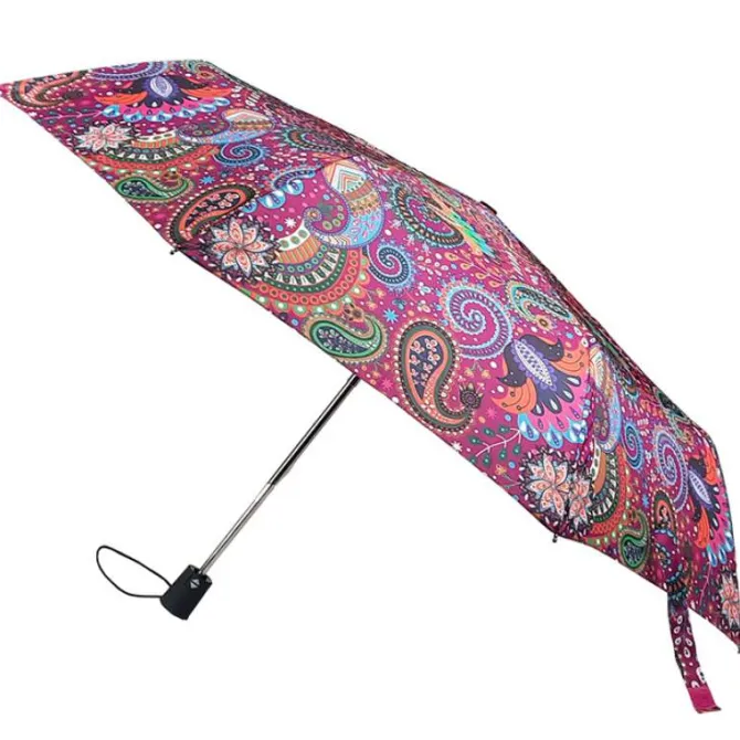 Paisley Automatic Compact Umbrella