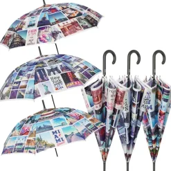 Perletti Cityscape Walking Umbrella