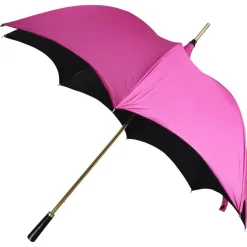 Pink and Black Gothic-Style Umbrella – SABRINA