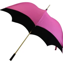 Pink and Black Gothic-Style Umbrella – SABRINA