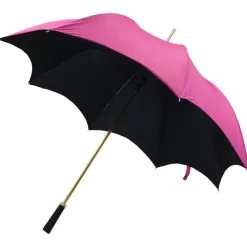Pink and Black Gothic-Style Umbrella – SABRINA