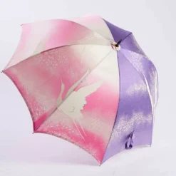 Pink Maitsuru Kimono Umbrella 舞鶴