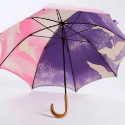 Pink Maitsuru Kimono Umbrella 舞鶴
