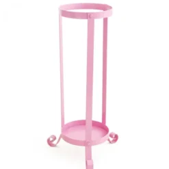 Pink Metal Umbrella Stand