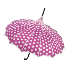 Polka Dot Pagoda Umbrella