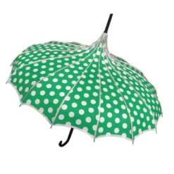 Polka Dot Pagoda Umbrella