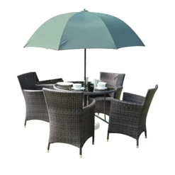 Portable UV Parasol with Zip On Windbreak – “SheltaShade” – 2.2m Standard or 3m XL