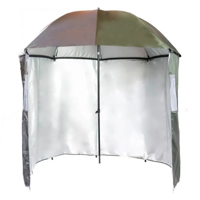 Portable UV Parasol with Zip On Windbreak – “SheltaShade” – 2.2m Standard or 3m XL
