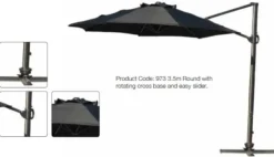 Premium 3.5 Metre Cantilever Parasol