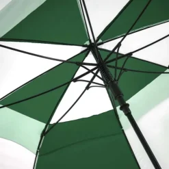 Premium Green & White Golf Umbrella – Vented – Windproof – Auto-Open