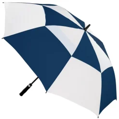 Premium Navy & White Golf Umbrella – Vented – Windproof – Auto-Open