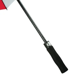 Premium Red & White Golf Umbrella – Vented – Windproof – Auto-Open