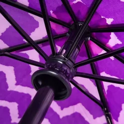 Purple Automatic Compact Umbrella