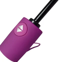 Purple Automatic Compact Umbrella