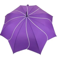 Purple Petal Swirl Umbrella