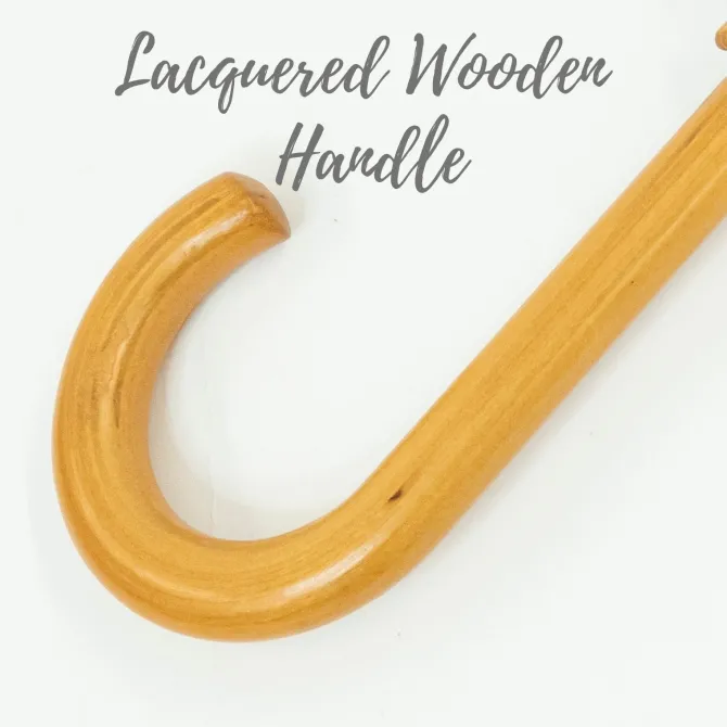 Purple Wood Stick Umbrella