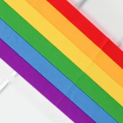 Rainbow Dome Umbrella – Clear Dome Umbrella with Rainbow Border – Adult Size