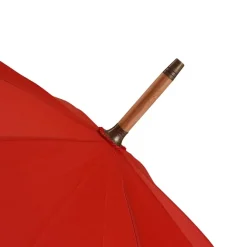 Red Eco Umbrella – ECO GENIUS – Bamboo – Recycled Plastics