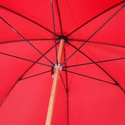 Red Eco Umbrella – ECO GENIUS – Bamboo – Recycled Plastics