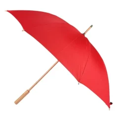 Red Eco Umbrella – ECO GENIUS – Bamboo – Recycled Plastics