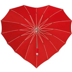 Red Heart Umbrella