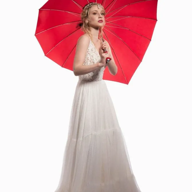 Red Heart Umbrella