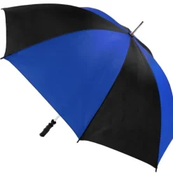 Royal Blue and Black Golf Umbrella – Windproof