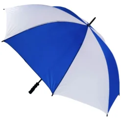 Royal Blue and White Golf Umbrella – Windproof