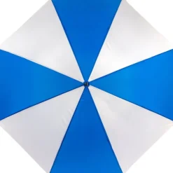 Royal Blue and White Golf Umbrella – Windproof