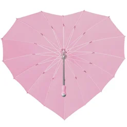 Soft Pink Heart Umbrella