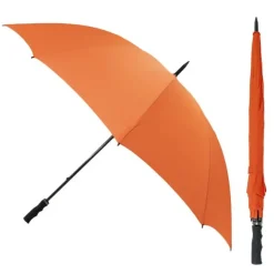 StormStar Orange Windproof Golf Umbrella