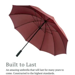 StormStar Windproof Maroon Golf Umbrella